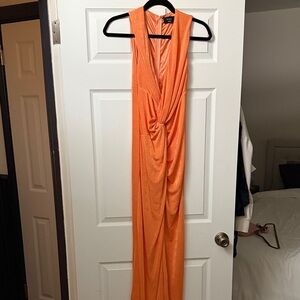 Vici Radiant Orange Maxi Dress